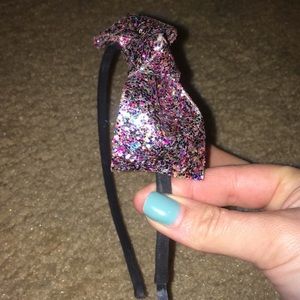 Rainbow glitter headband